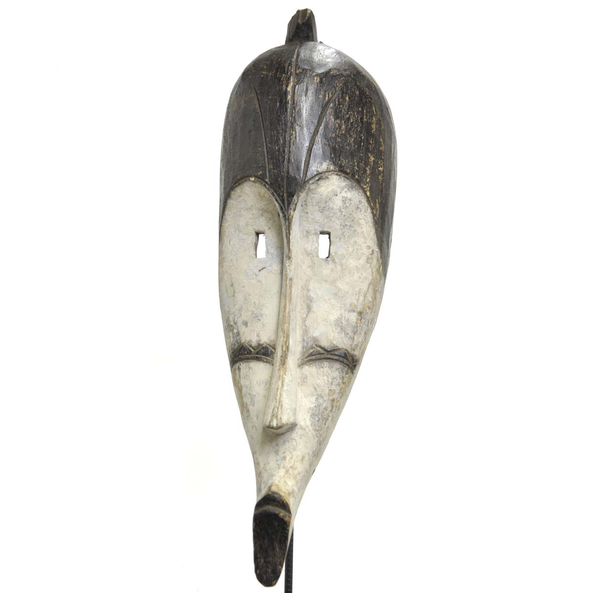 ファン族マスク（高さ61cm）【アフリカンアート 仮面彫刻】 (b152-16) アフリカ雑貨店 アフロモード