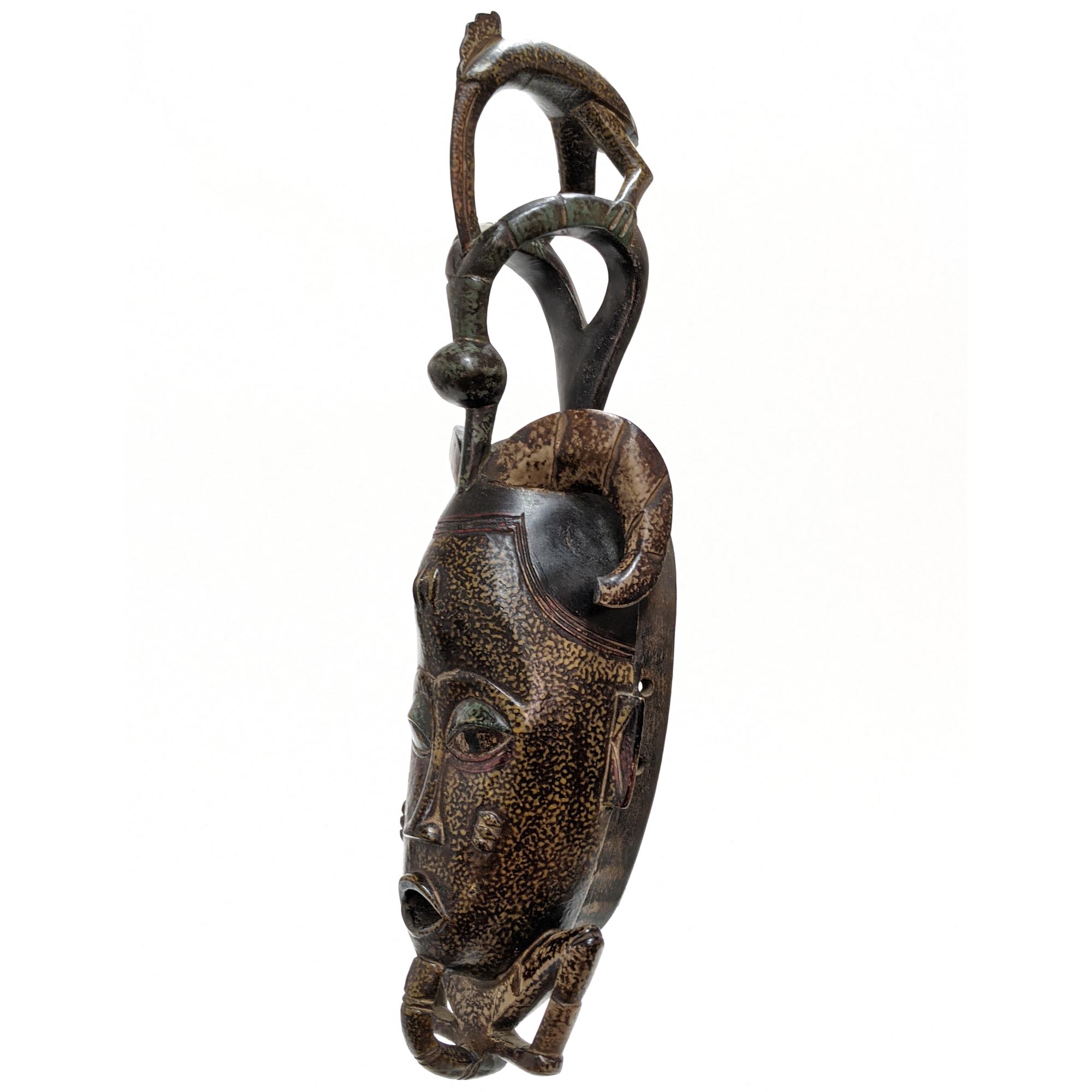 グロ族仮面 35cm アフリカン プリミティブアート マスク (c012-04