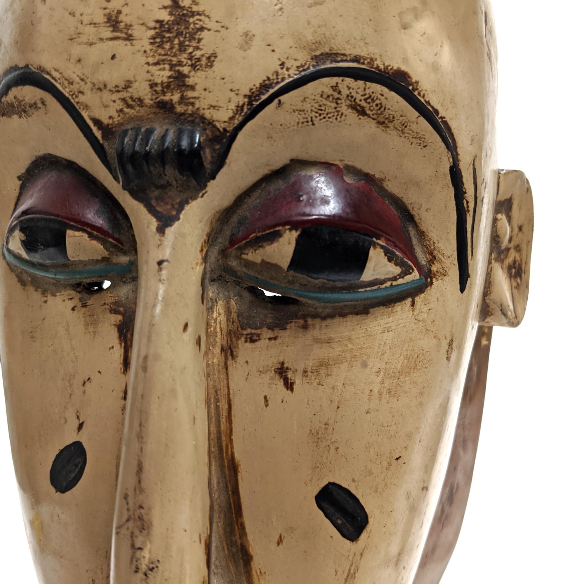 グロ族マスク（41ｃｍ）【アフリカン 仮面 アート】 (f211-23 