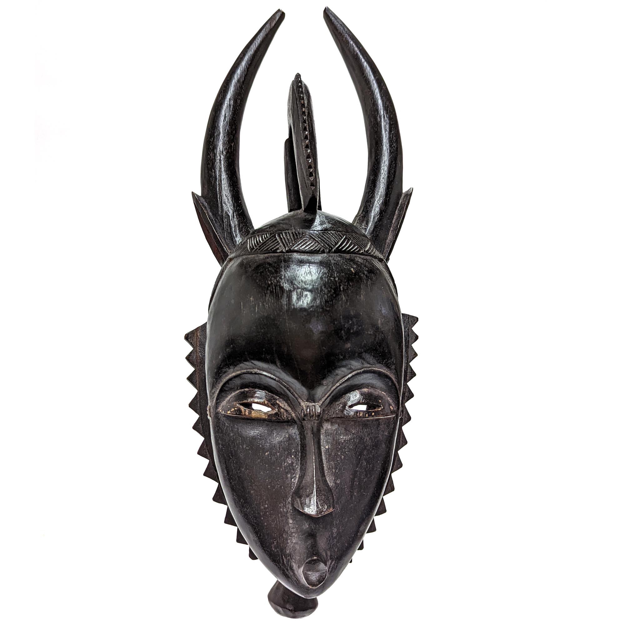 バウレ族マスク 42cm アフリカン プリミティブアート 仮面