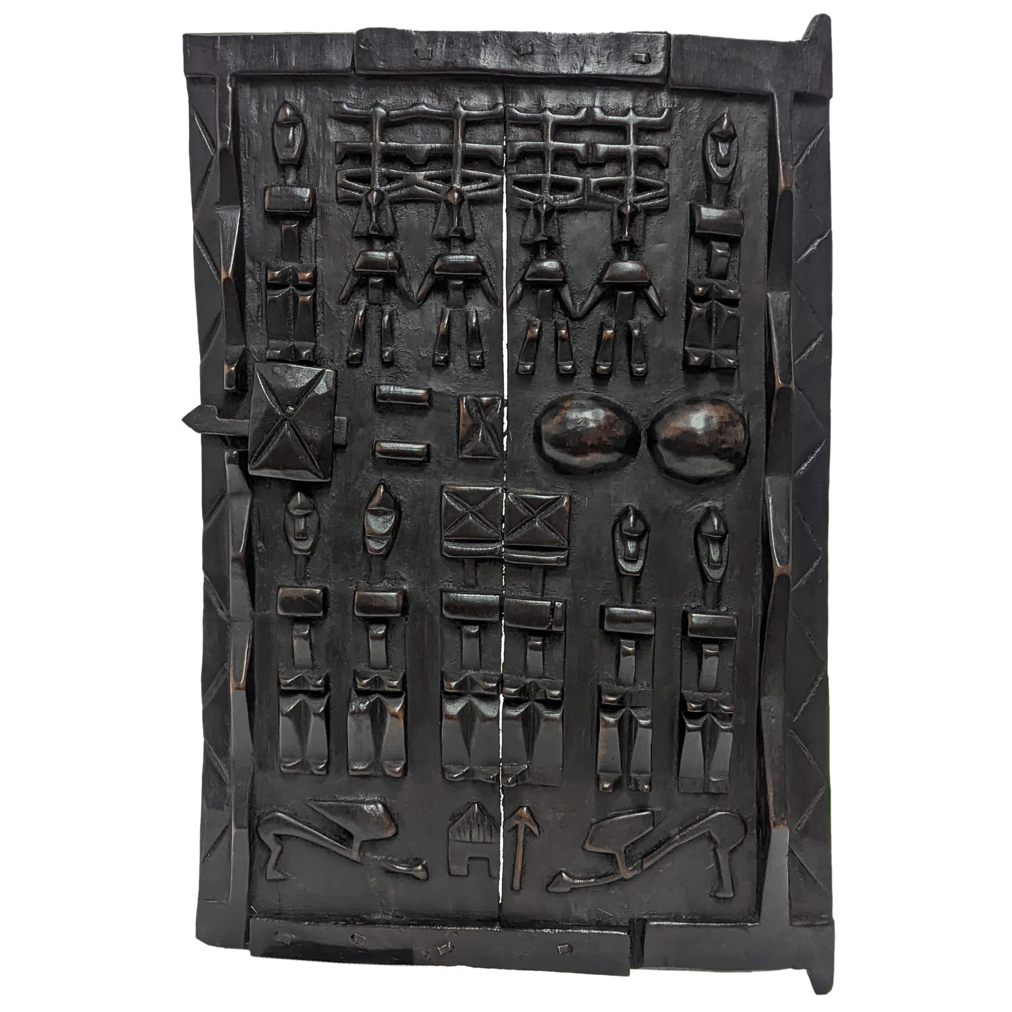ドゴン族の扉 高さ60cm アフリカン プリミティブアート （n152-22