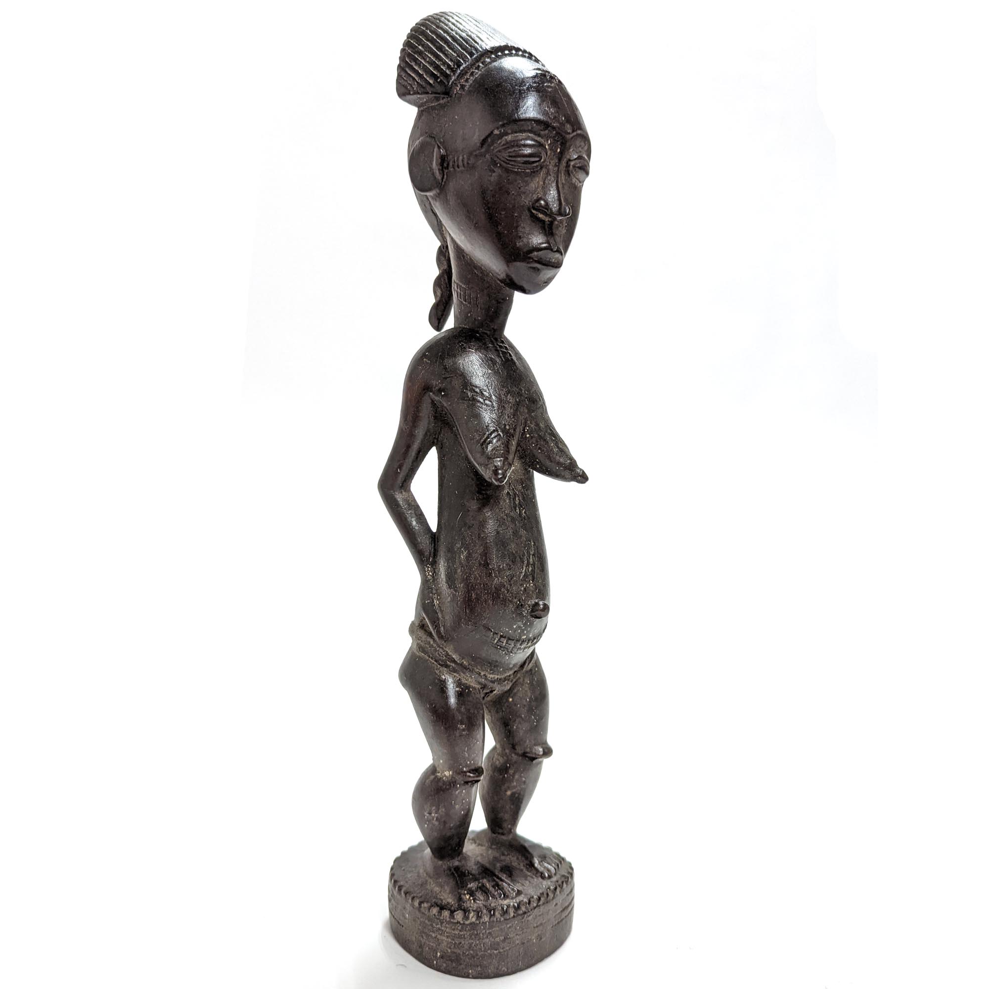 アフリカ ガーナ アシャンティ族 アクワバ人形 No.3 プリミティブ 