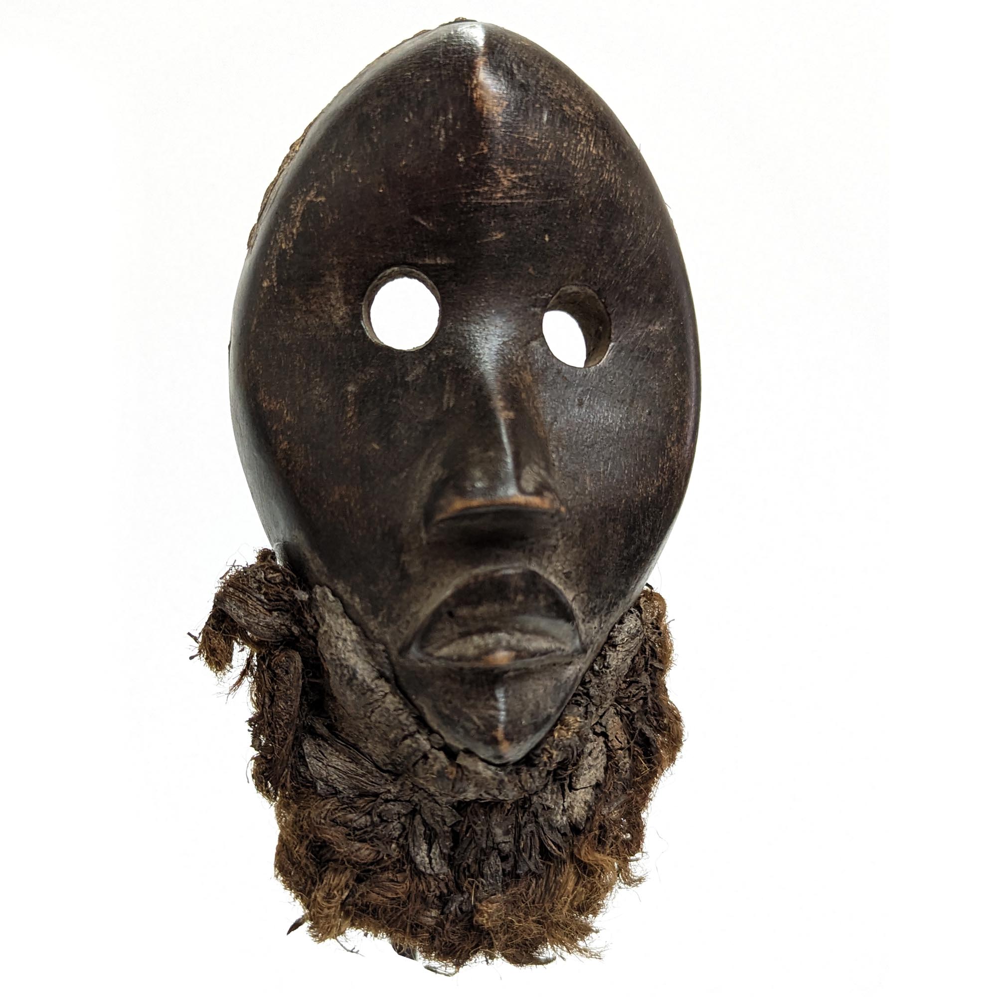 ダン族小型マスク スタンド付 アフリカン仮面 アート （p120-10） アフリカ雑貨店 アフロモード