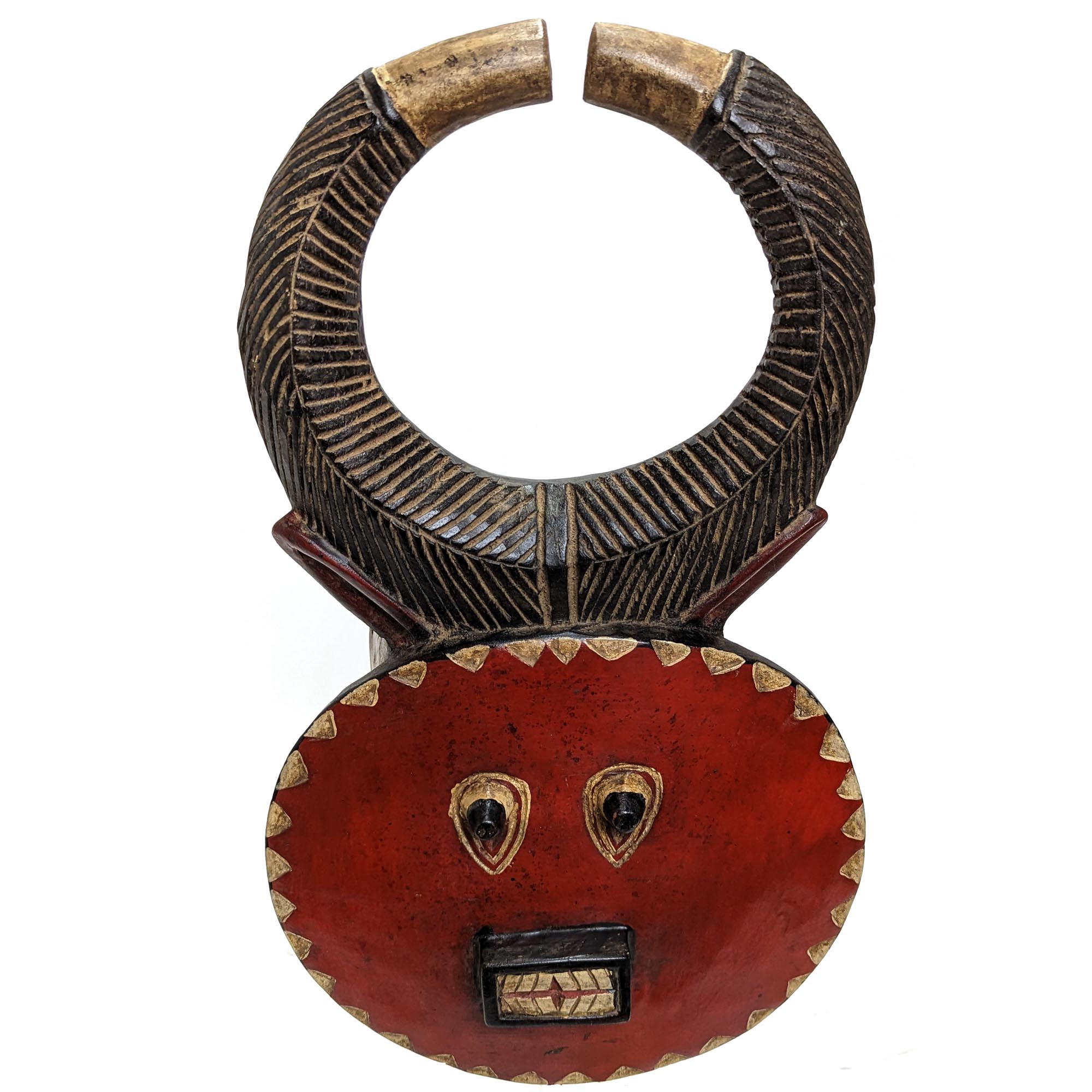 バウレ族プレプレ仮面 50cm アフリカン プリミティブアート マスク