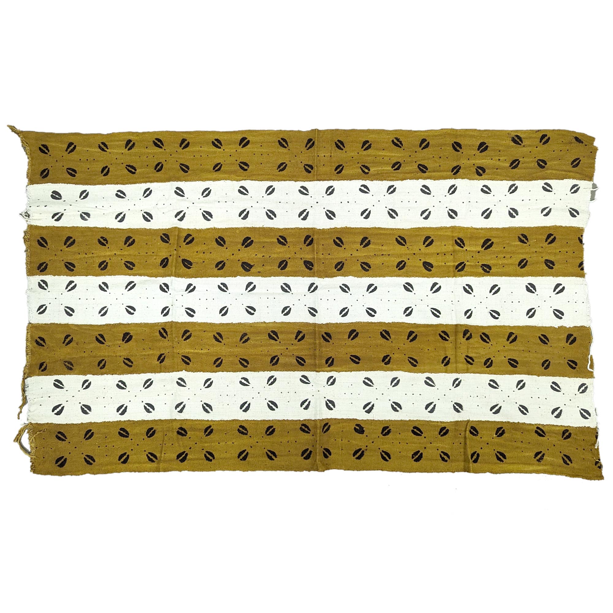 泥染め 手織り ボゴラン布 アフリカ綿100％ 手紡ぎ糸（長さ：158cm） （p122-15） - アフリカ雑貨店 アフロモード