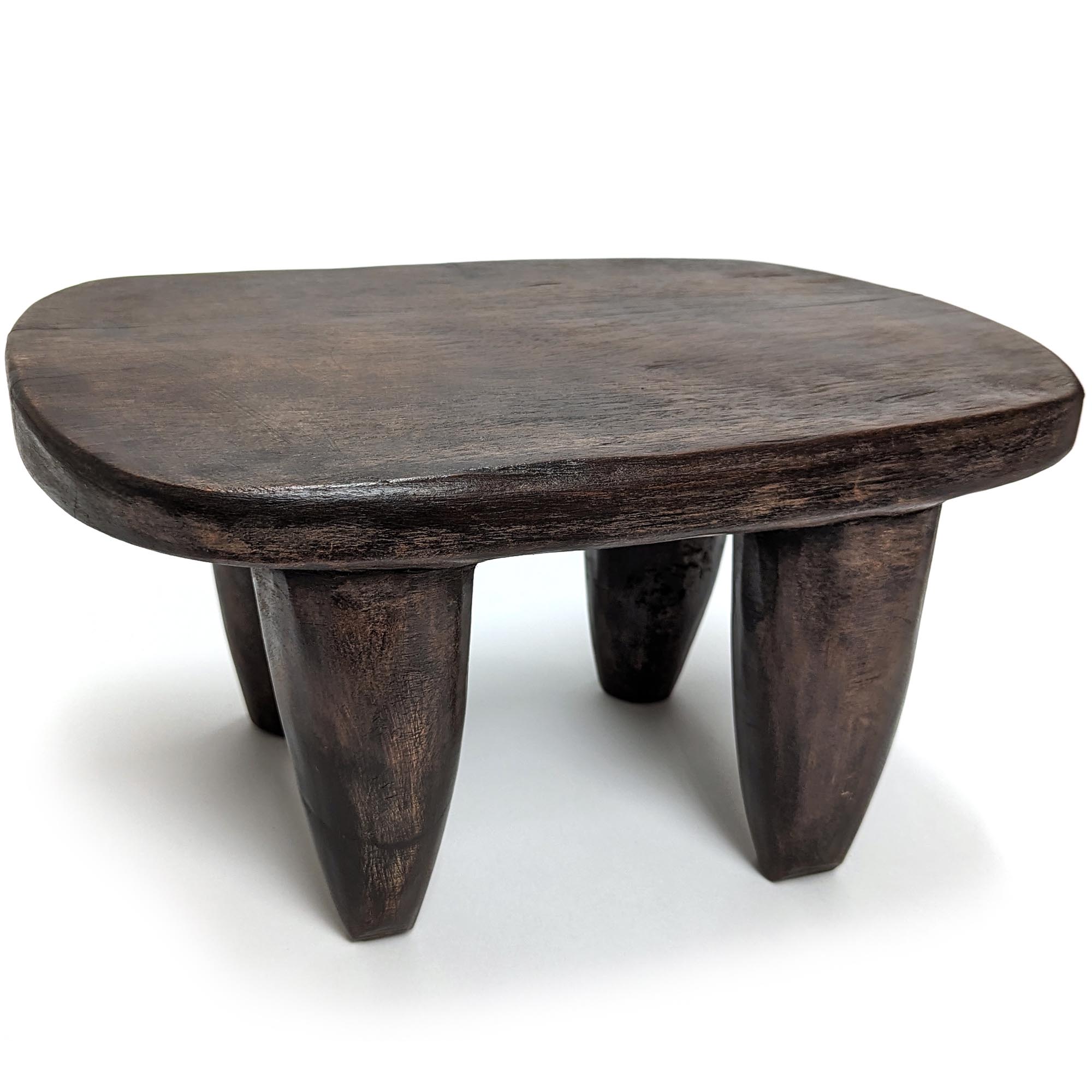 セヌフォ族腰掛 座面37x23cm アフリカの家具 スツール 椅子 （p212-17 ...