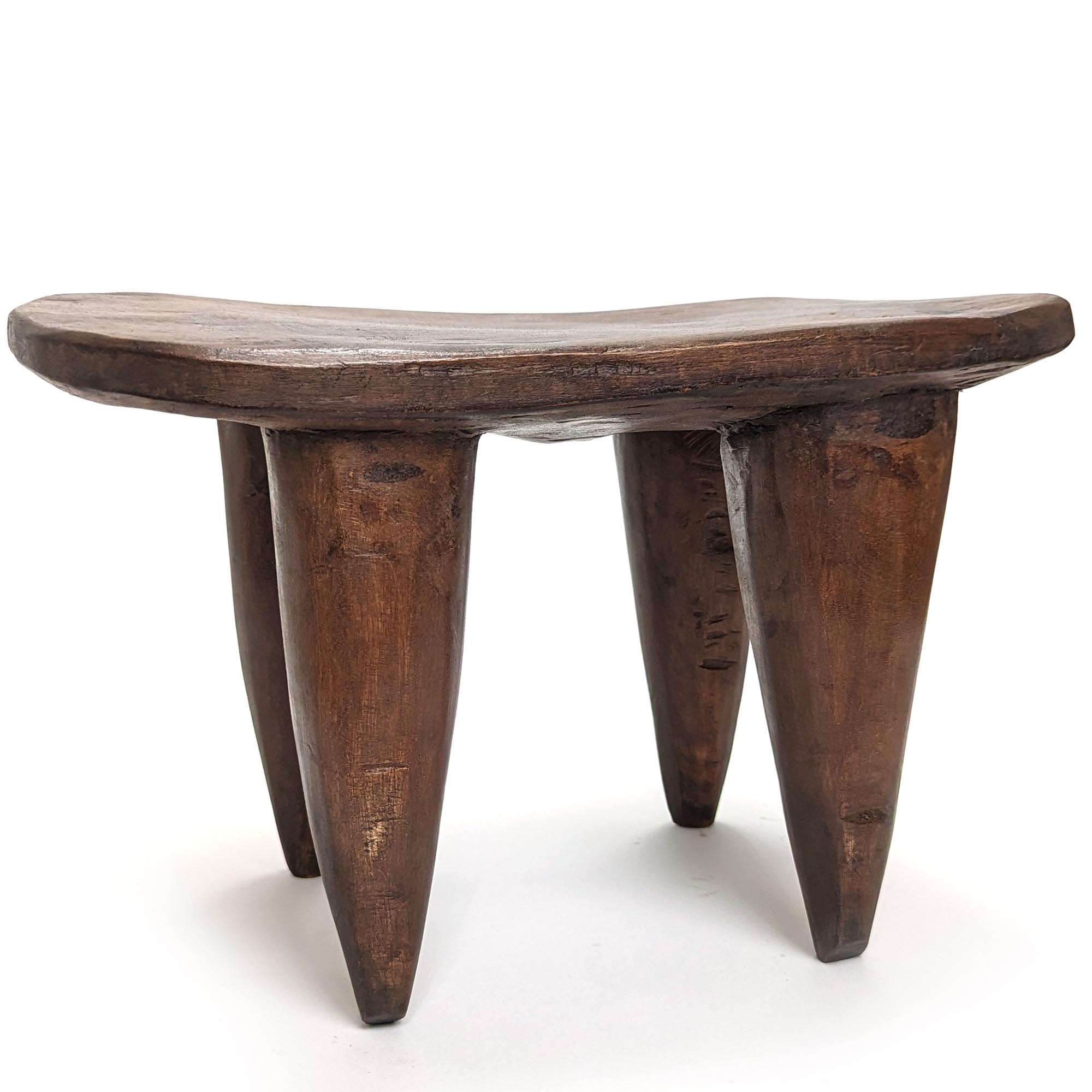 セヌフォ族腰掛 座面40x26cm アフリカの家具 スツール 椅子 （p245-26 ...