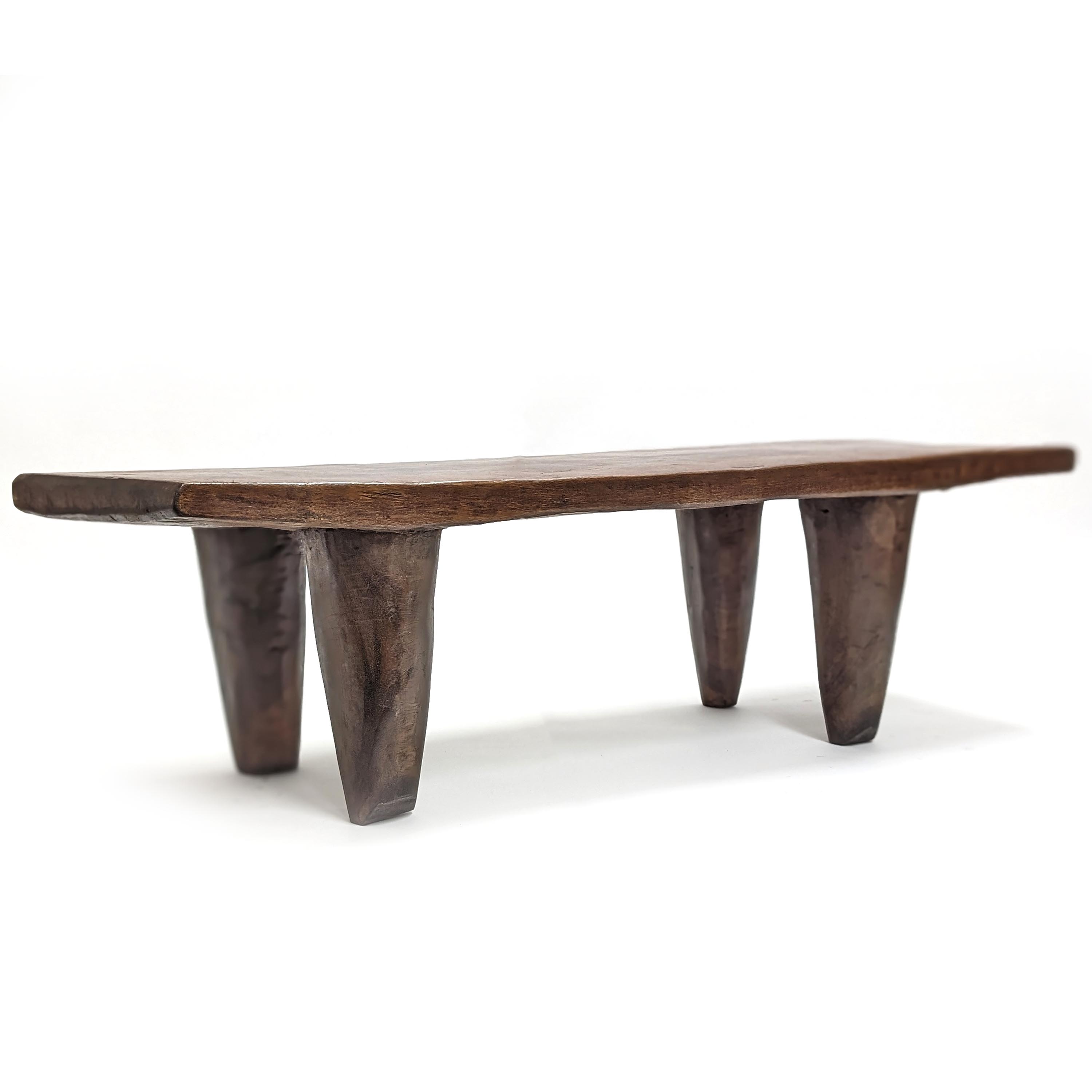 セヌフォ族テーブル兼ベンチ 座面105×36cm アフリカの家具 （p265-22