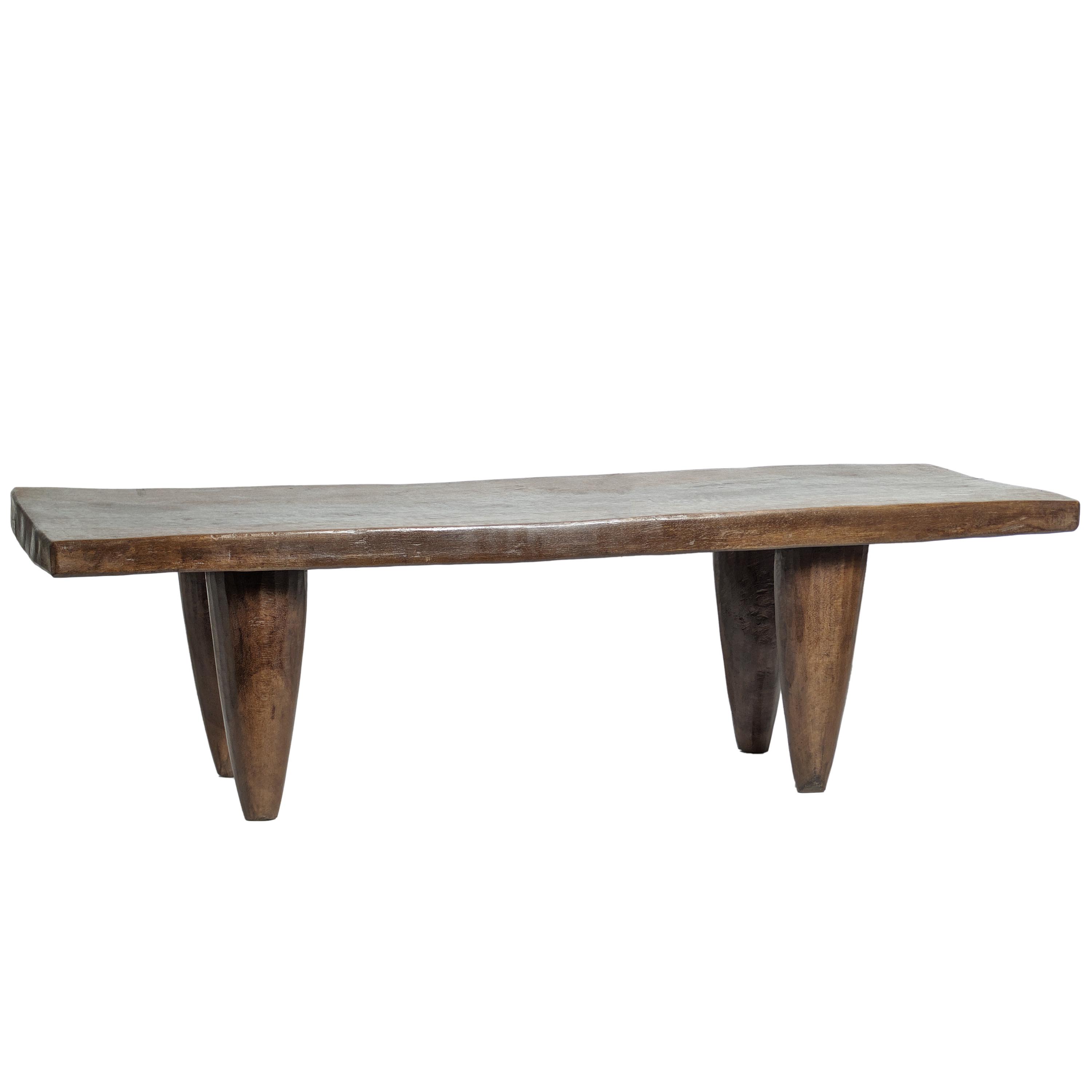 セヌフォ族テーブル兼ベンチ 座面116×45cm アフリカの家具 （p305-22
