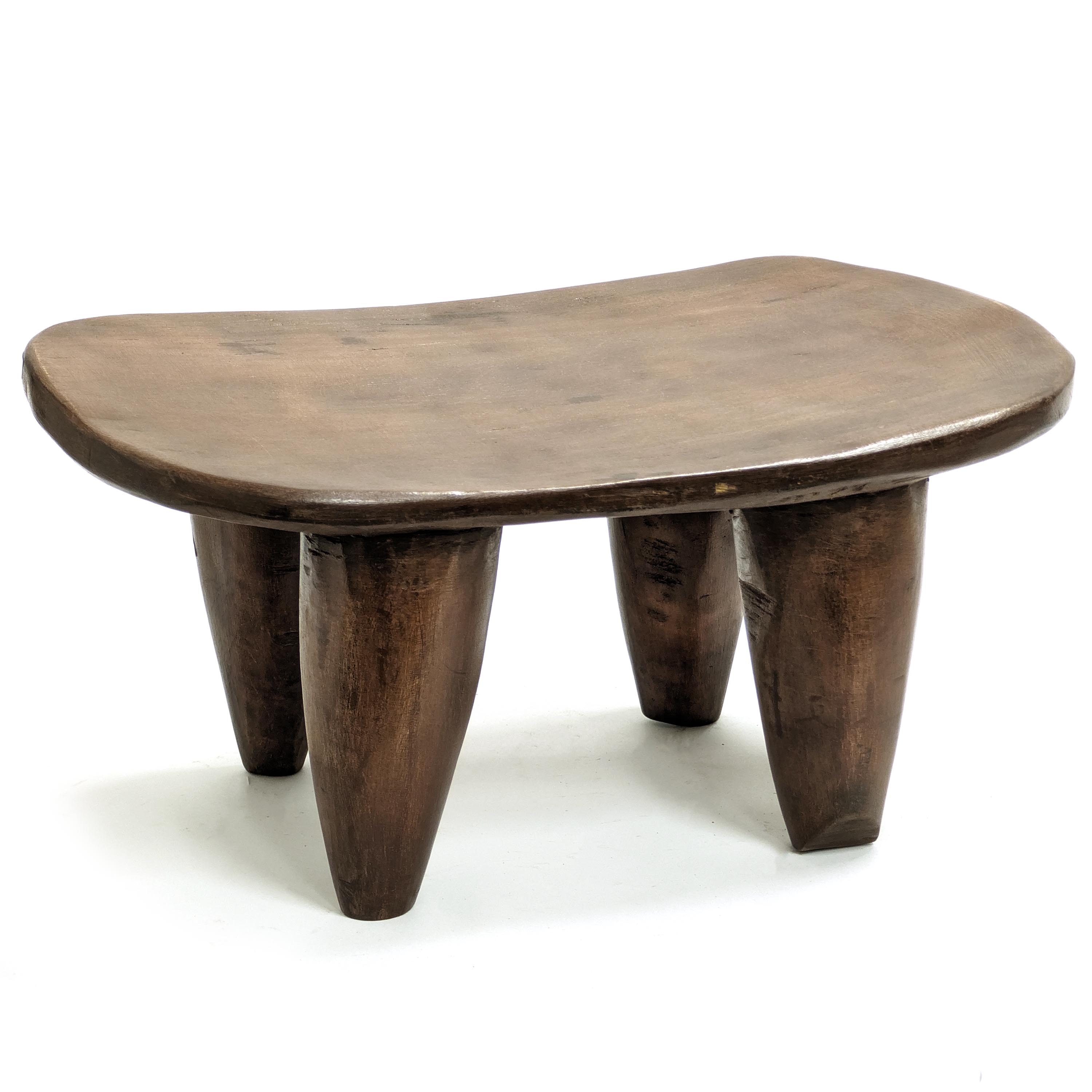 セヌフォ族腰掛 座面42x20cm アフリカの家具 スツール 椅子 （p305-33） - アフリカ雑貨店 アフロモード