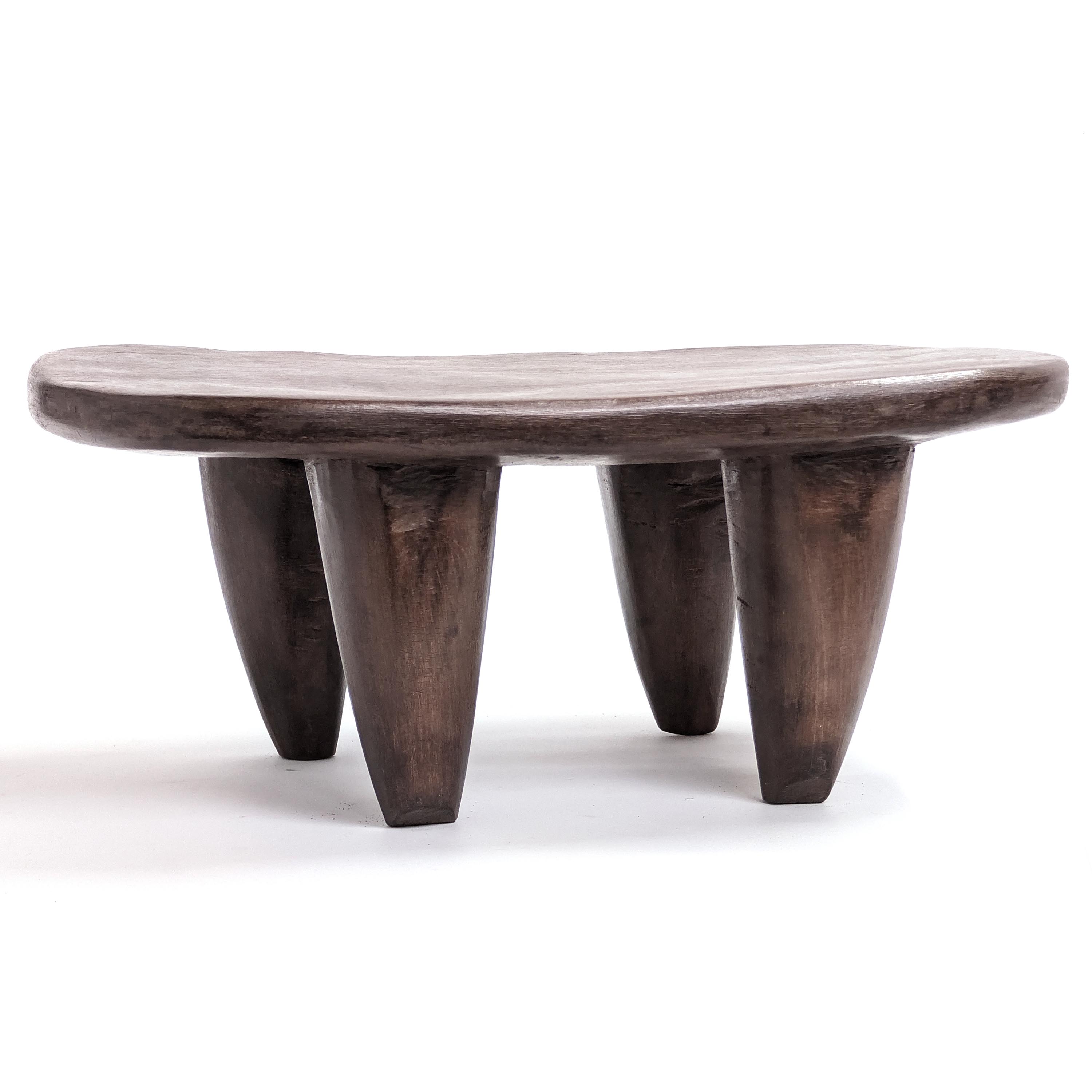 セヌフォ族腰掛 座面41x29cm アフリカの家具 スツール 椅子 （p350-06） - アフリカ雑貨店 アフロモード