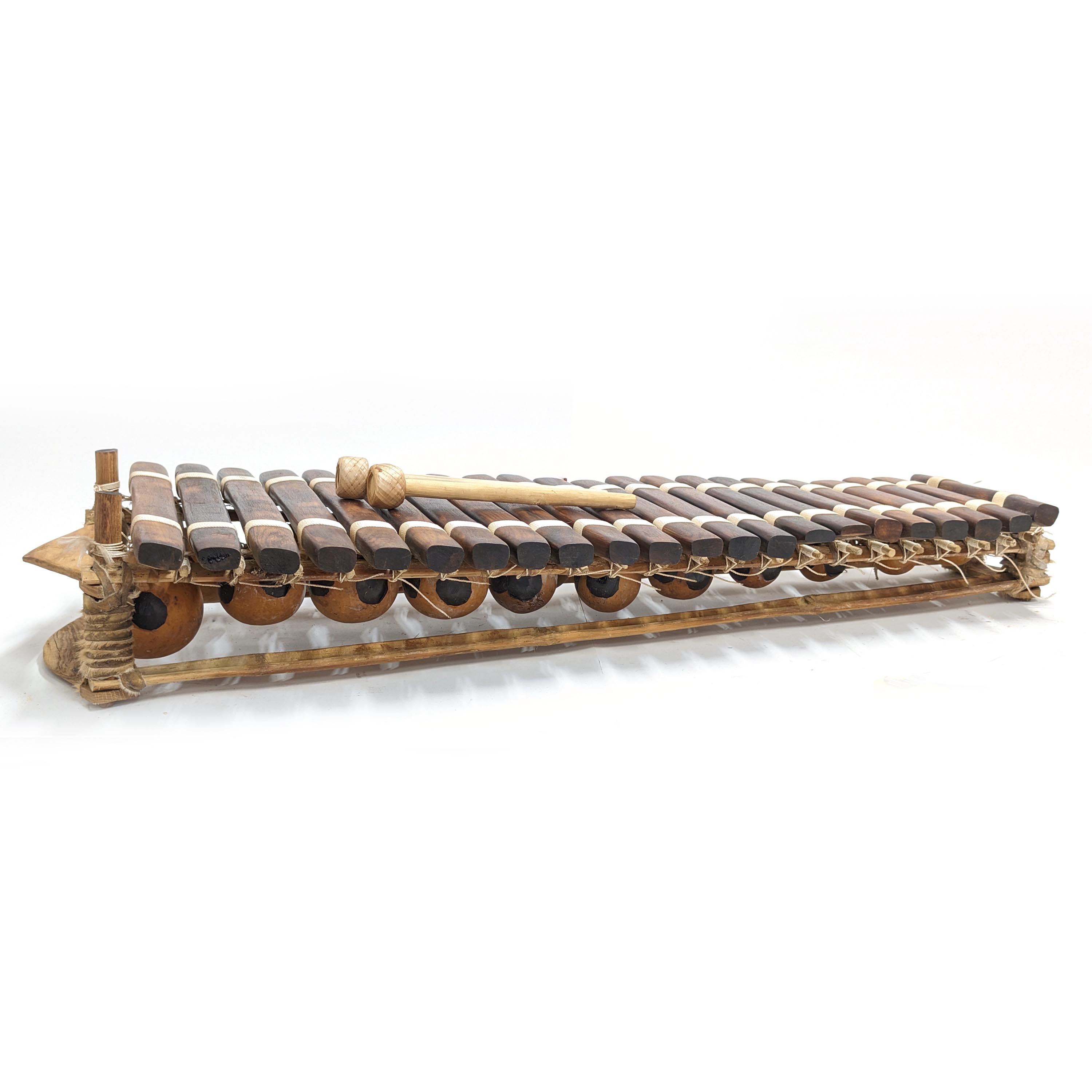 バラフォン ギニア製 118cm アフリカ 木琴 22音 （p350-34 