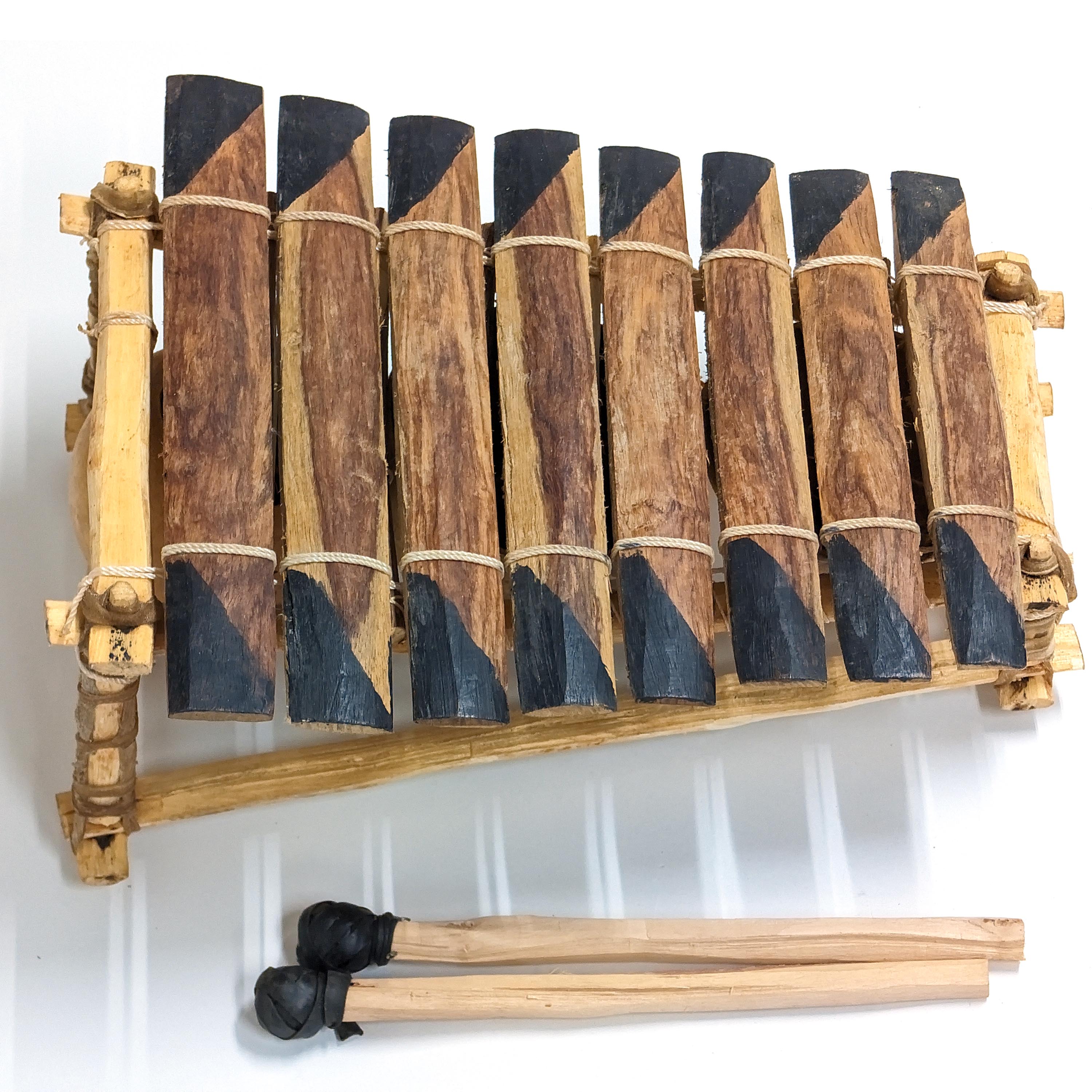 ミニ バラフォン ブルキナファソ製 8音 アフリカの打楽器 （p360-06 