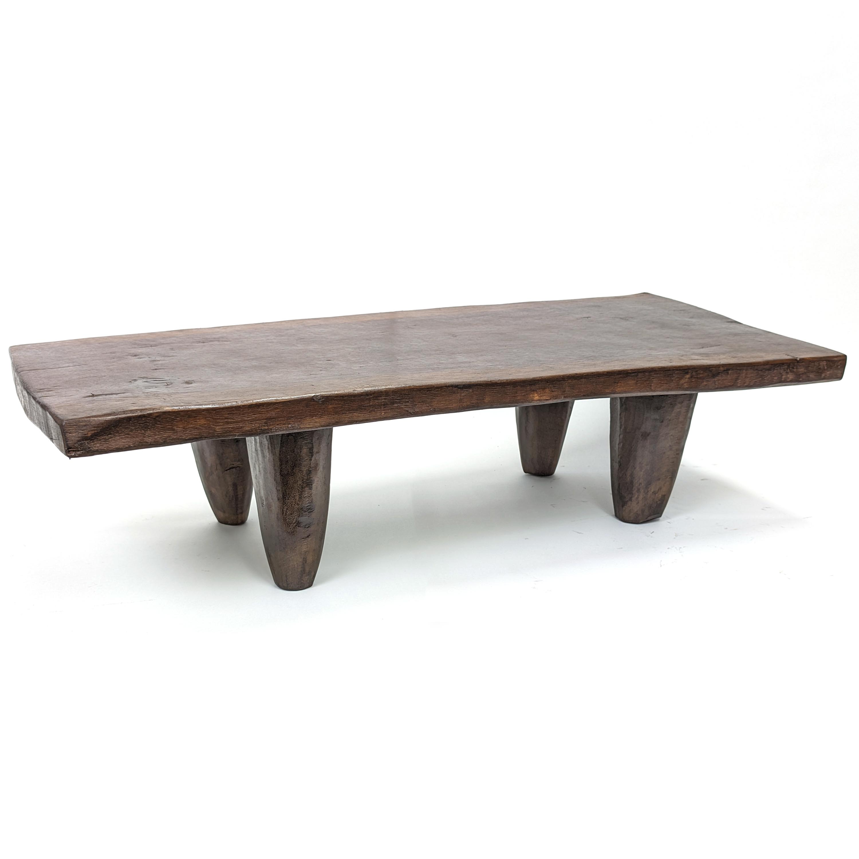 セヌフォ族テーブル兼ベンチ 座面101×41cm アフリカの家具 （p655-22 
