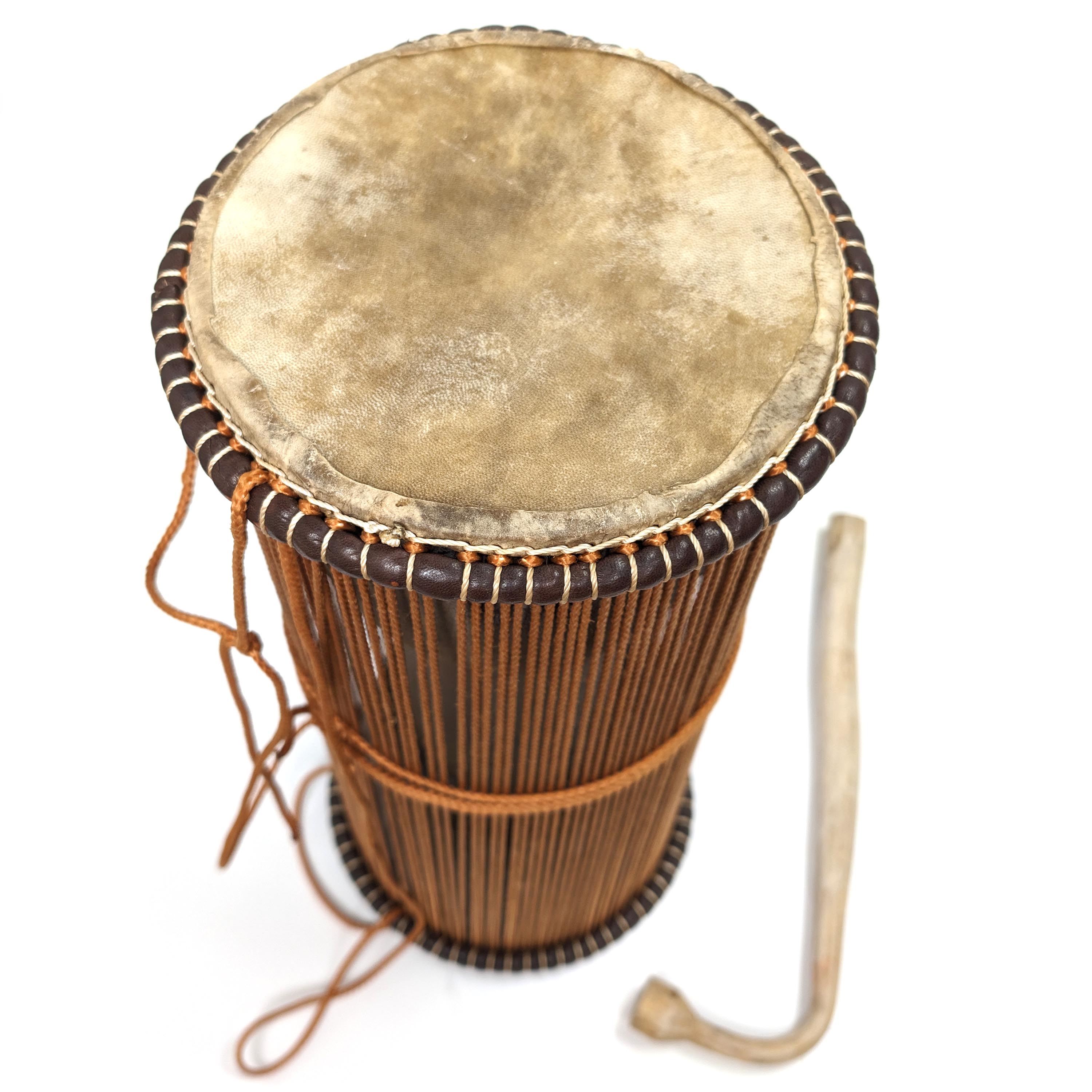 新型 トーキングドラム タマン タムタム アフリカ民族楽器 （p675-27） - アフリカ雑貨店 アフロモード