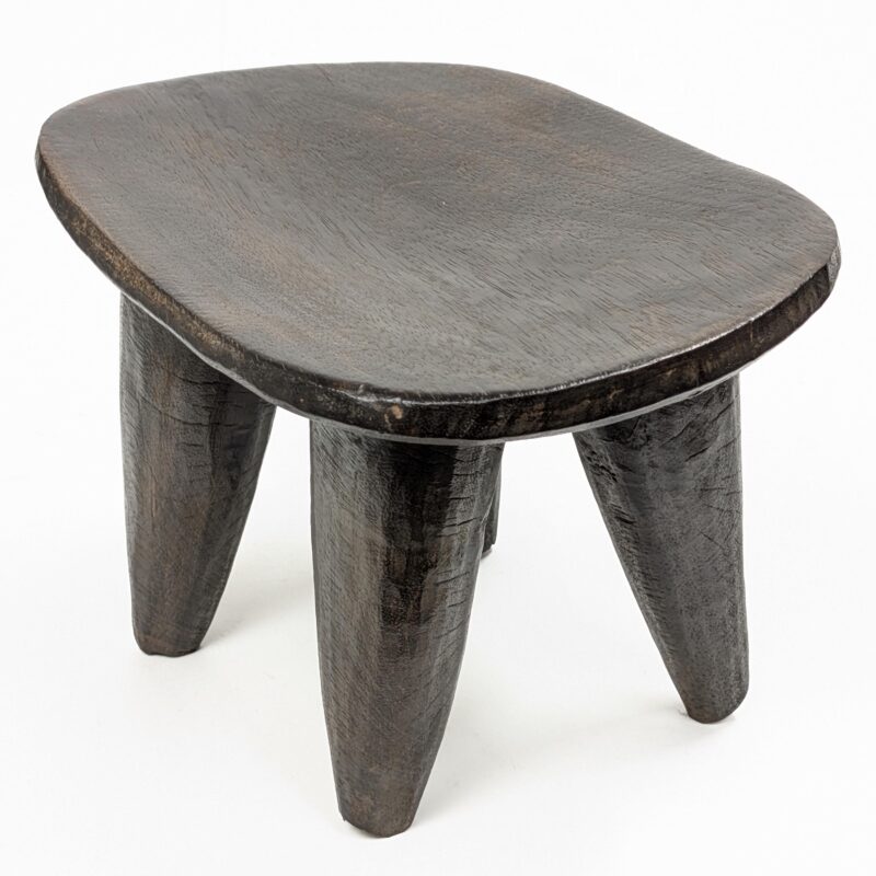 セヌフォ族腰掛 座面32×23cm アフリカの家具 スツール 椅子 （r121-13） - 画像 (5)