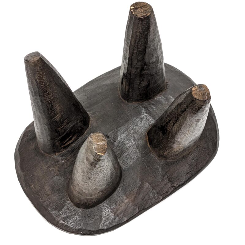 セヌフォ族腰掛 座面32×23cm アフリカの家具 スツール 椅子 （r121-13） - 画像 (9)