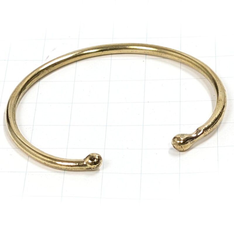 アフリカン メタリック ブレスレット 金属バングル （r123-09）