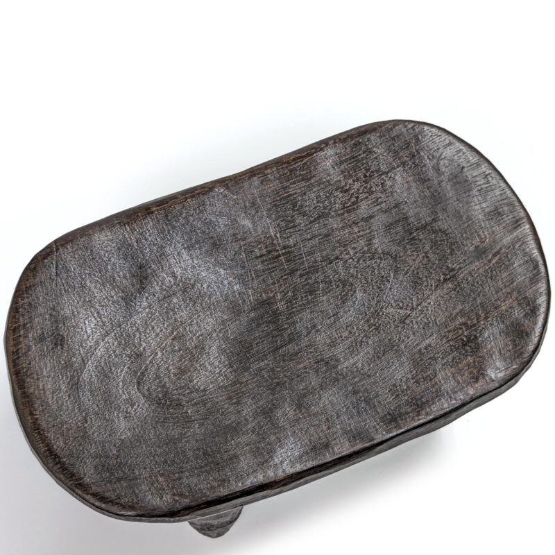セヌフォ族腰掛 座面36×22cm アフリカの家具 スツール 椅子 （r123-21） - 画像 (4)