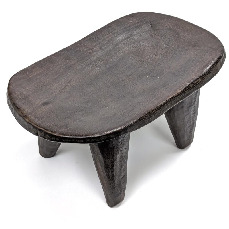 セヌフォ族腰掛 座面36×22cm アフリカの家具 スツール 椅子 （r123-21） - 画像 (5)