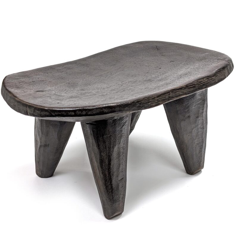 セヌフォ族腰掛 座面36×22cm アフリカの家具 スツール 椅子 （r123-21） - 画像 (6)