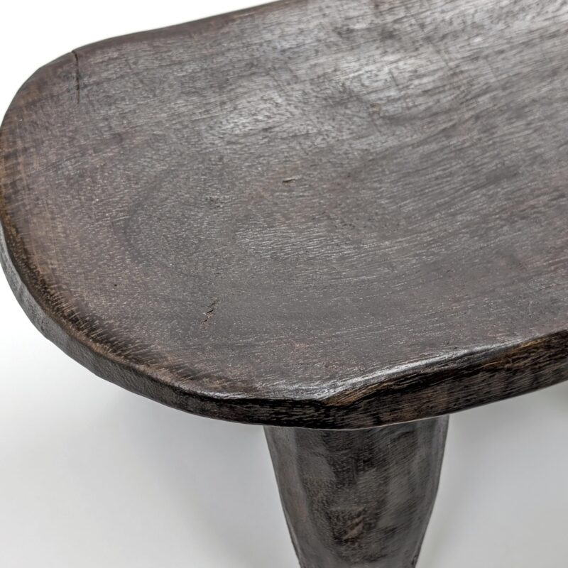 セヌフォ族腰掛 座面36×22cm アフリカの家具 スツール 椅子 （r123-21） - 画像 (7)