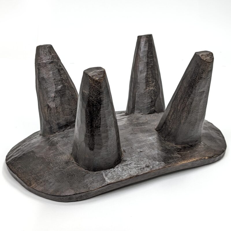 セヌフォ族腰掛 座面36×22cm アフリカの家具 スツール 椅子 （r123-21） - 画像 (9)