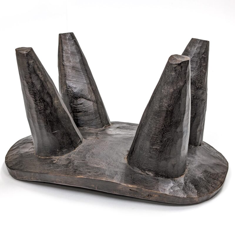セヌフォ族腰掛 座面37×23cm アフリカの家具 スツール 椅子 （r123-22） - 画像 (10)