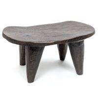 セヌフォ族腰掛 座面34×22cm アフリカの家具 スツール 椅子 （r131-03）