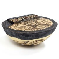 大型ひょうたんカリンバ 指ピアノ アフリカ民族楽器 （r131-10）